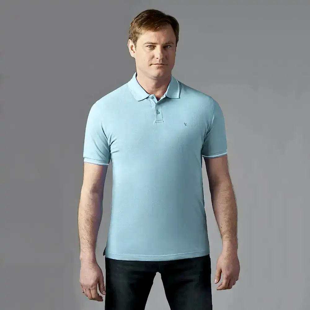 Рубашка POLO (LX) Голубой